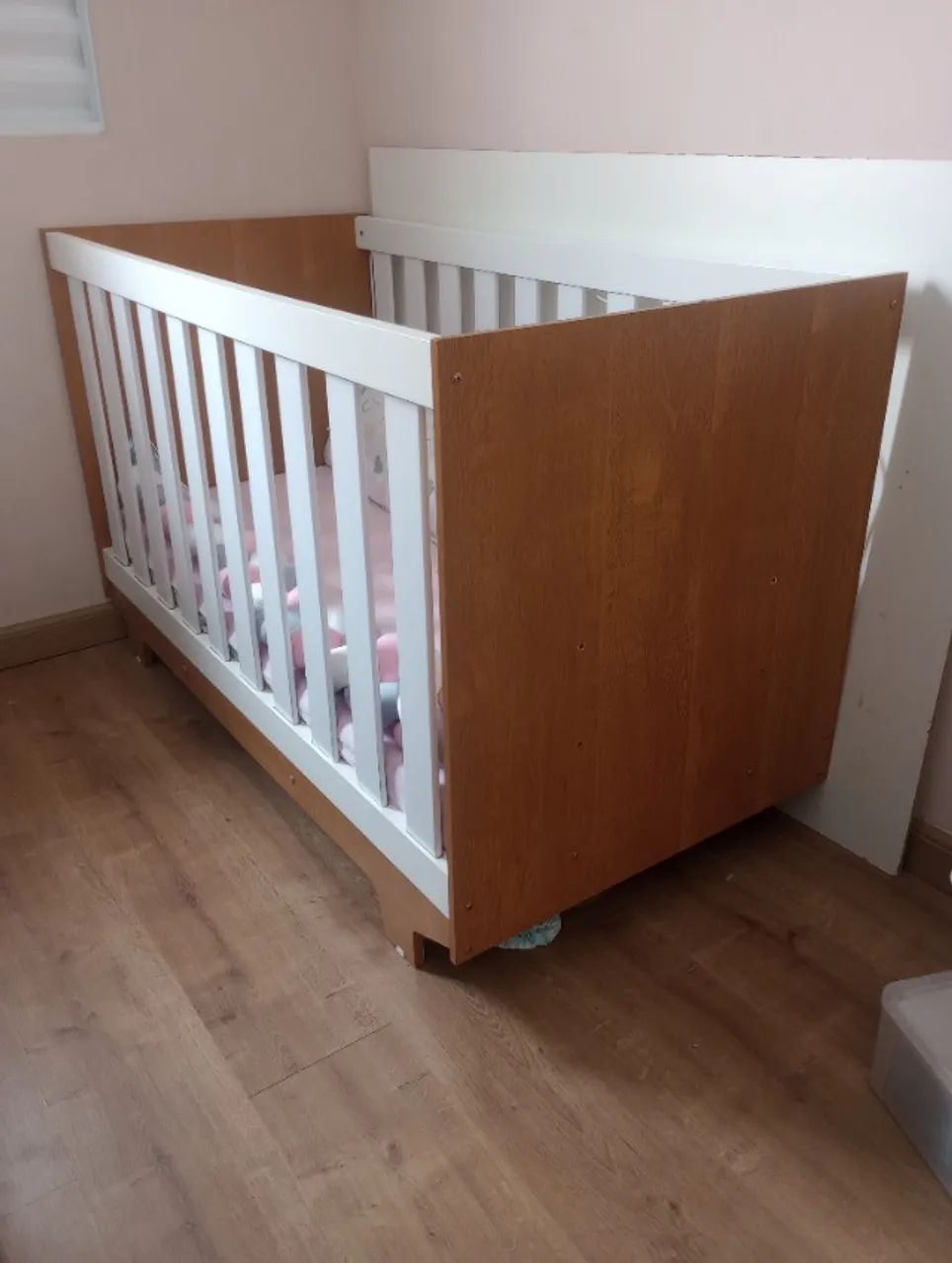 Berço semi novo MDF com colchão - Foto 5