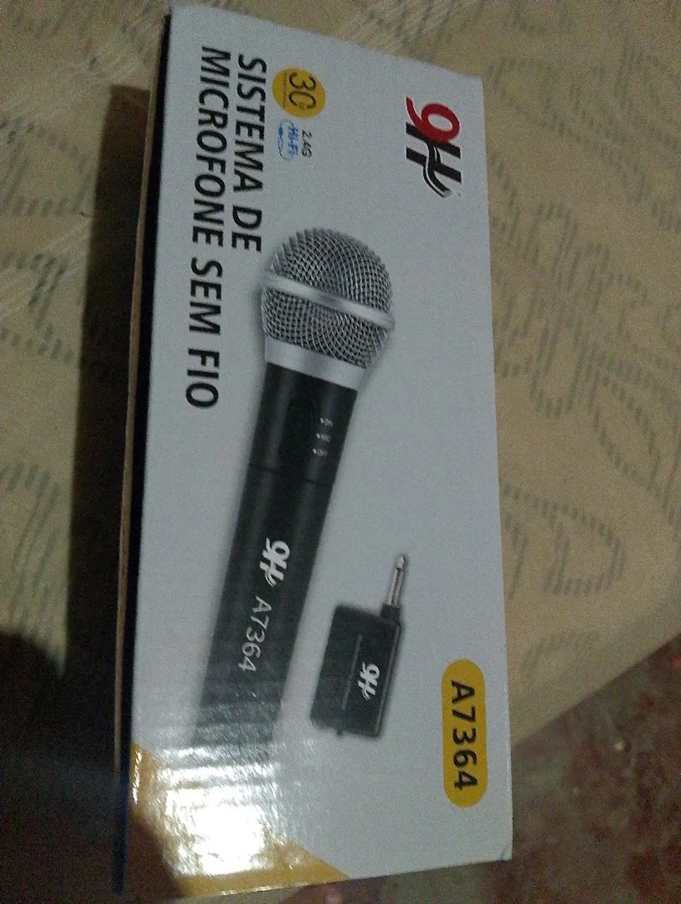Sistema de Microfone Sem Fio 2.4G 3C