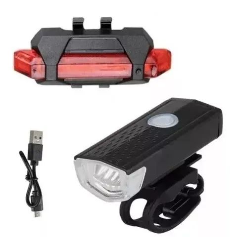 Kit Lanterna E Farol A Prova D'água Bicicleta Luz Ultra Led - Foto 5