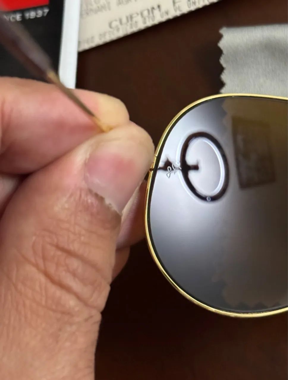 Óculos Ray-Ban - Aviador - ORIGINAL - prefeito estado - Foto 5