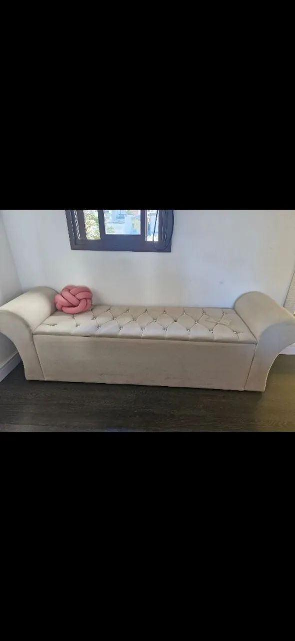 Conjunto cabeceira king Capitonê + Recamier baú 1,98m65566194771713123