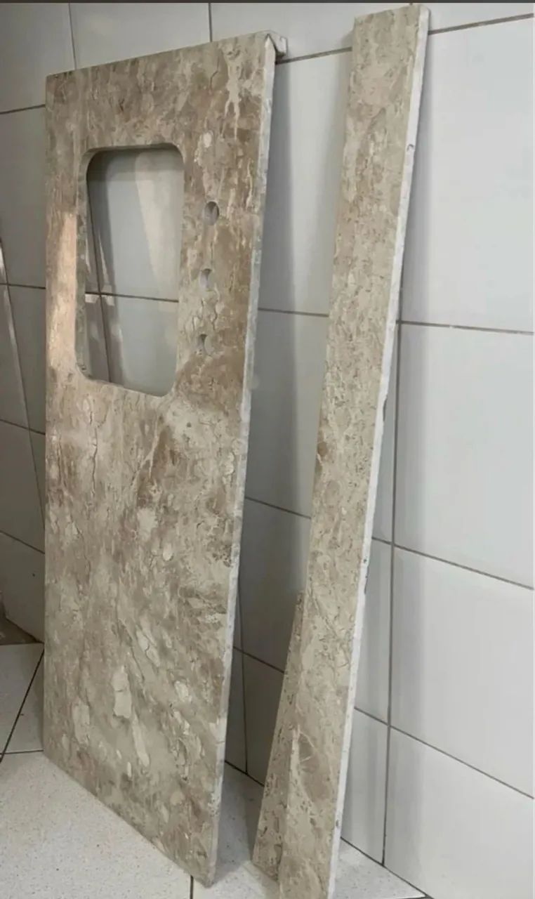 Pia mármore travertino 