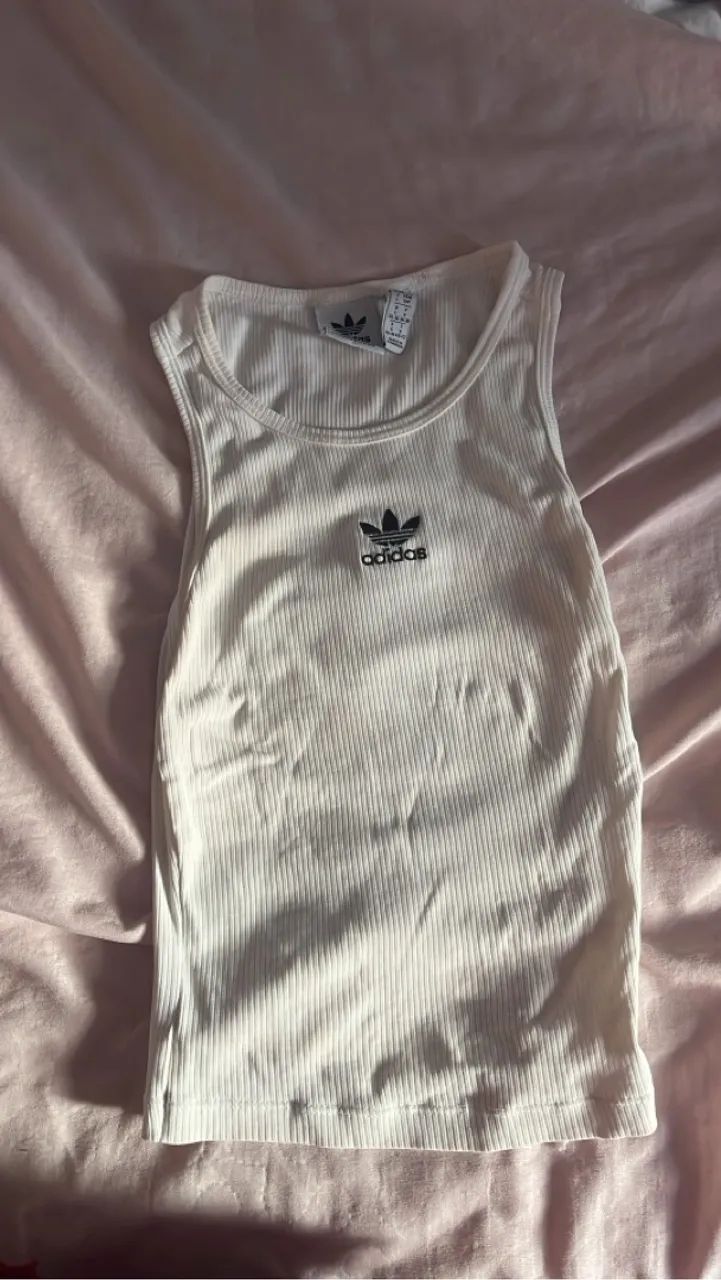 Regata Adidas branca original 