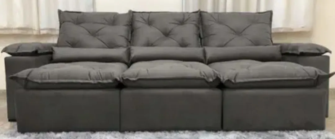 Sofá Modular 3 Lugares Conforto e Design