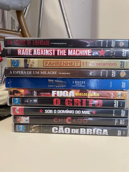 DVDs em ótimo estado