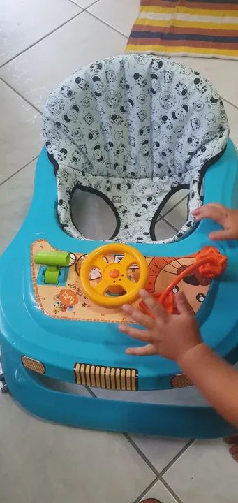 Andador Infantil Carrinho Azul