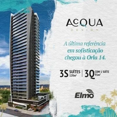 Orla 14 Lançamento ACQua Design 3 Suítes Topíssimo - Foto 3