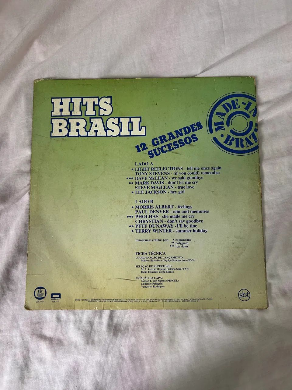 Disco de vinil Hits Brasil 1987 - Foto 3