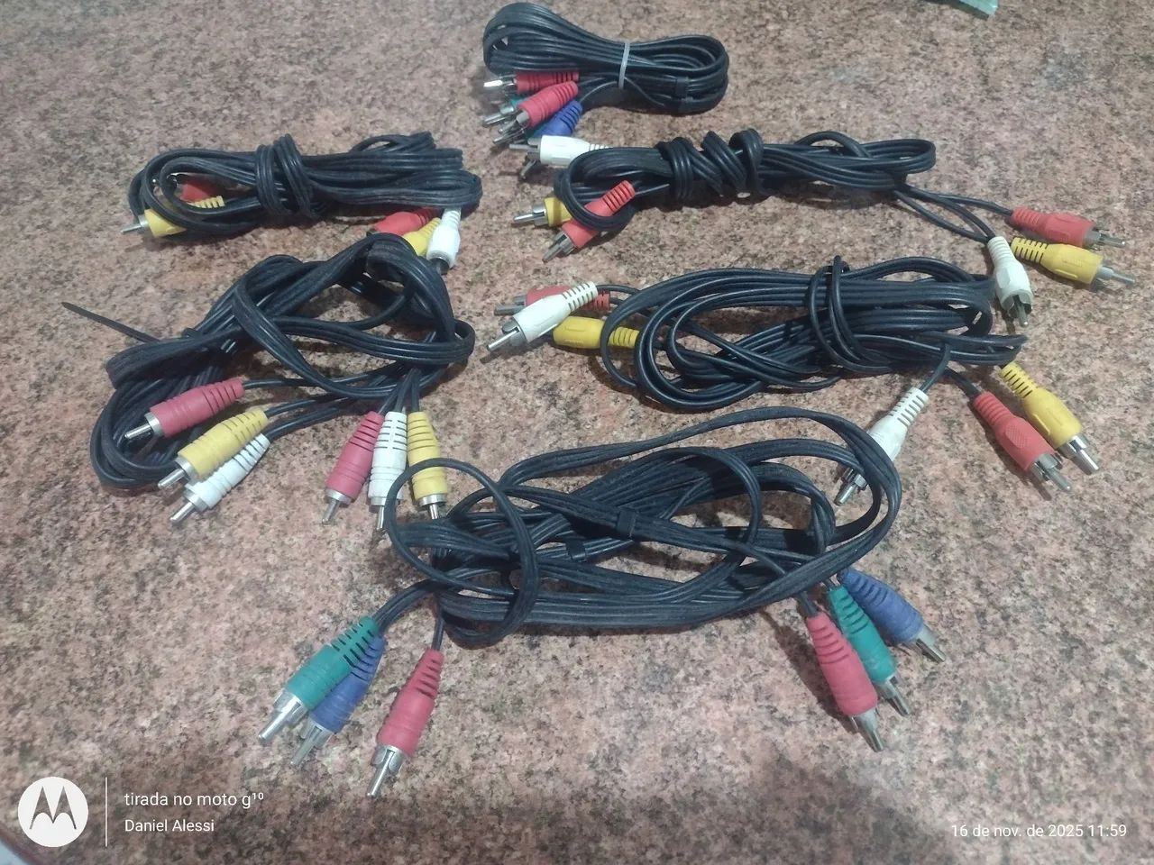 Cabos RCA/P2 para TVs e DVDs. Novos  - Foto 6