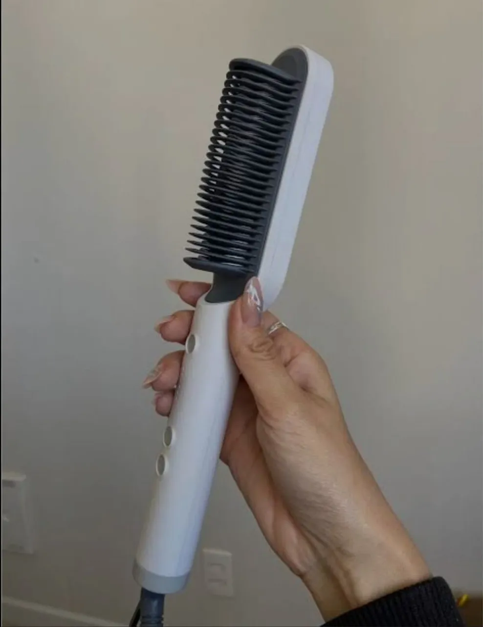 Escova alisadora de cabelo