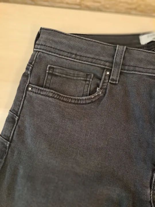 Calça Jeans Skinny Preta - Foto 5