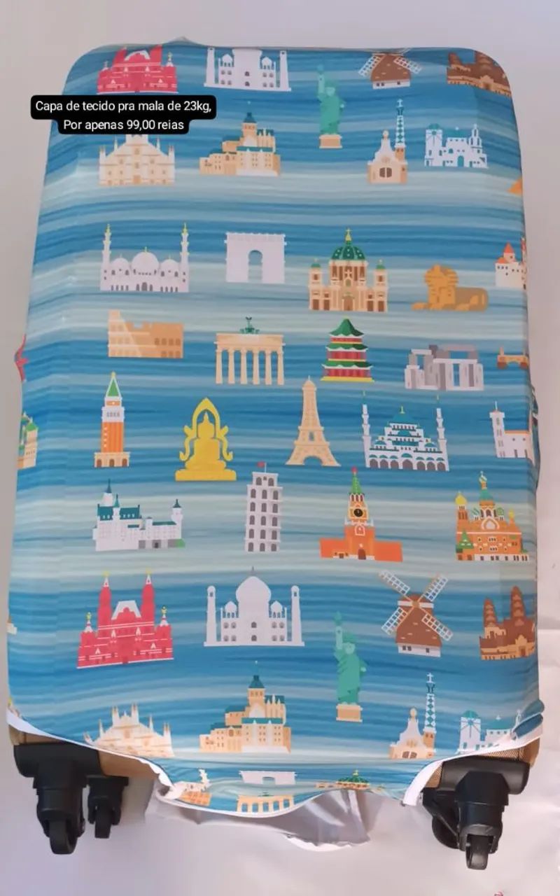 Capa de tecido para mala 23kg - Foto 4