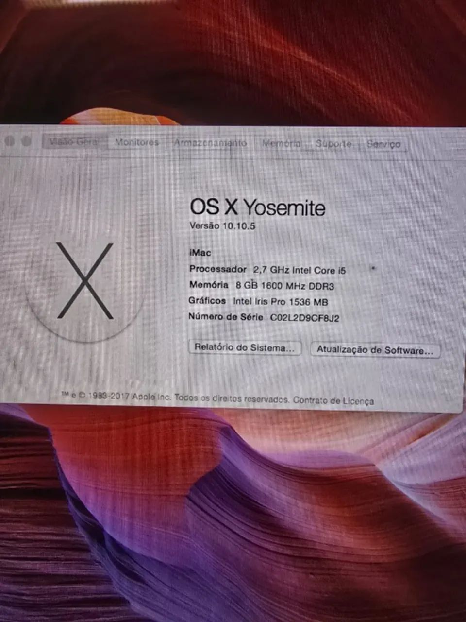 IMAC OS X YOSEMITE 2013 - Foto 3