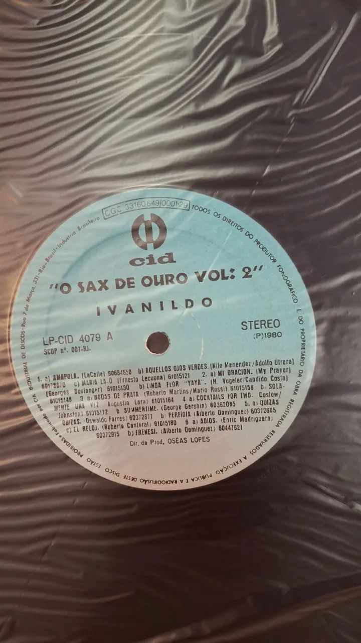 LP Ivanildo O Sax de Ouro Vol. 2 - Foto 5