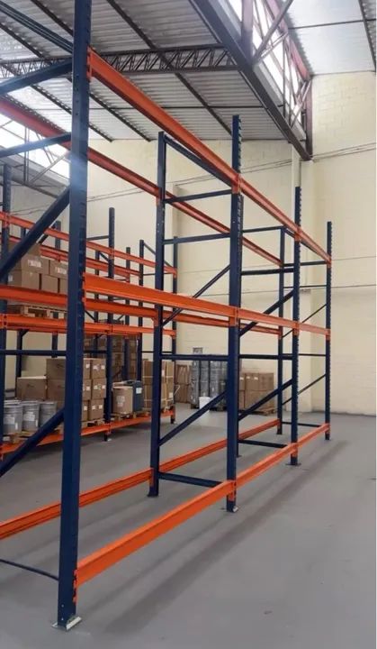 Industrial pallet rack storage structure63824579681411123