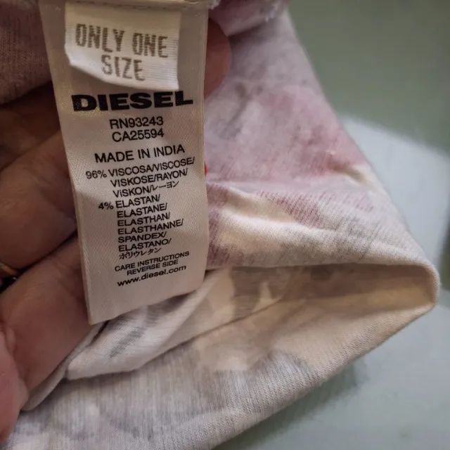 DIESEL cachecol abstrato unissex - Foto 3