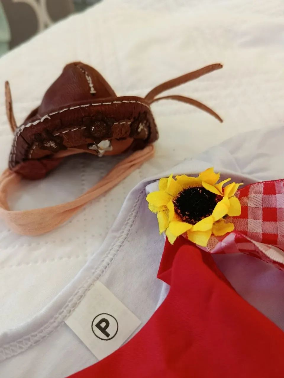 Fantasia Caipira Infantil - Roupa de Festa Junina - Foto 2