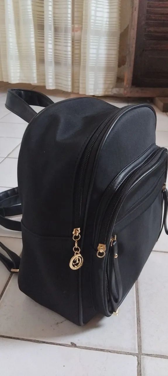 Bolsa Mochila LC Winni Preta - Foto 2