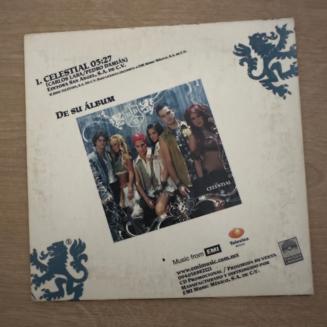 CD Single RBD Celestial  - Foto 2