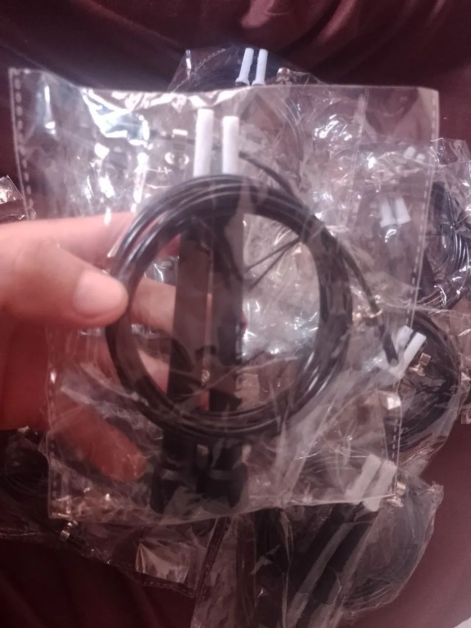 Corda de pular speed enrolamento,cabo 3 metros 