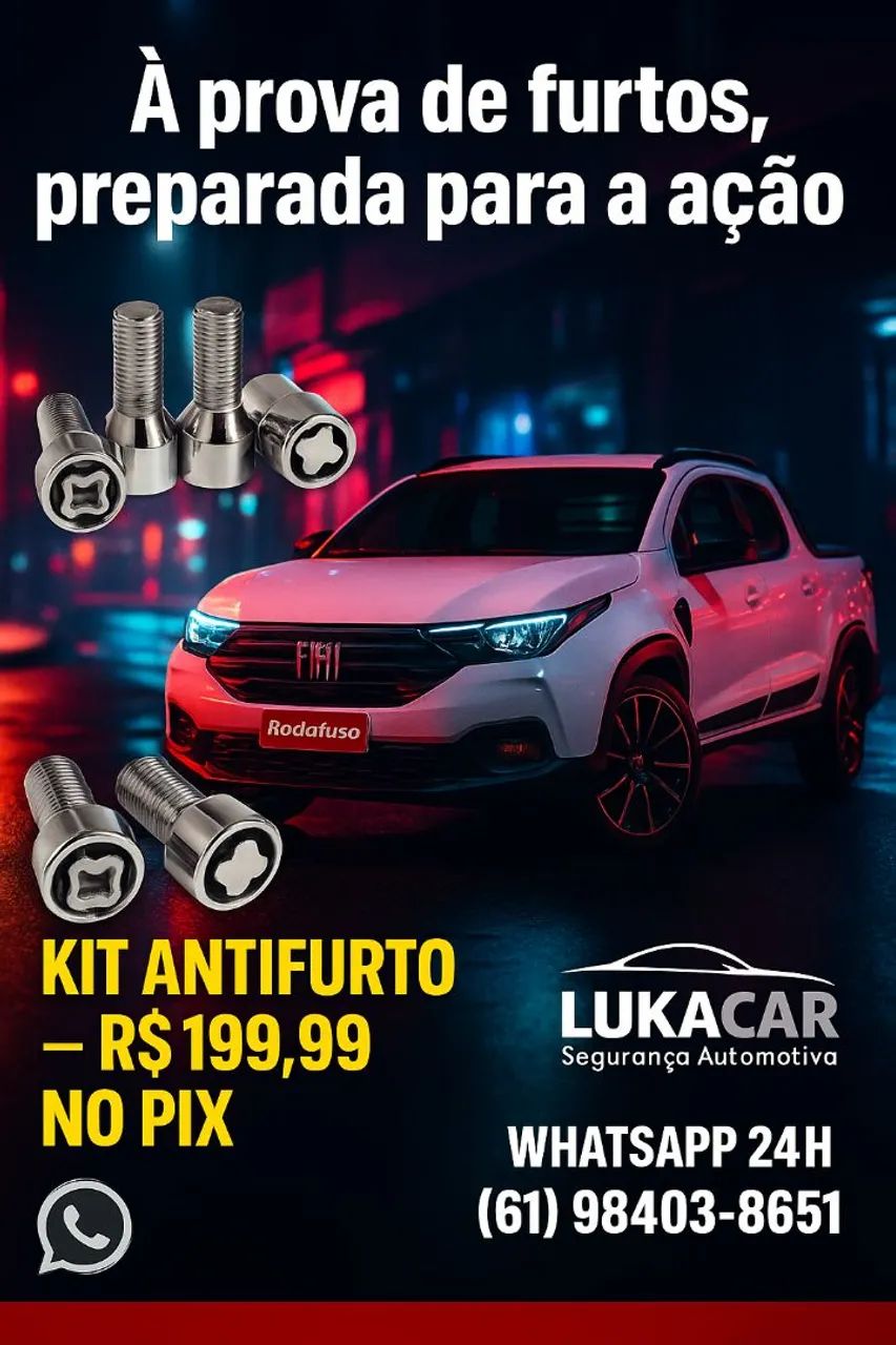 Kit Antifurto para rodas - Segurança para seu carro!