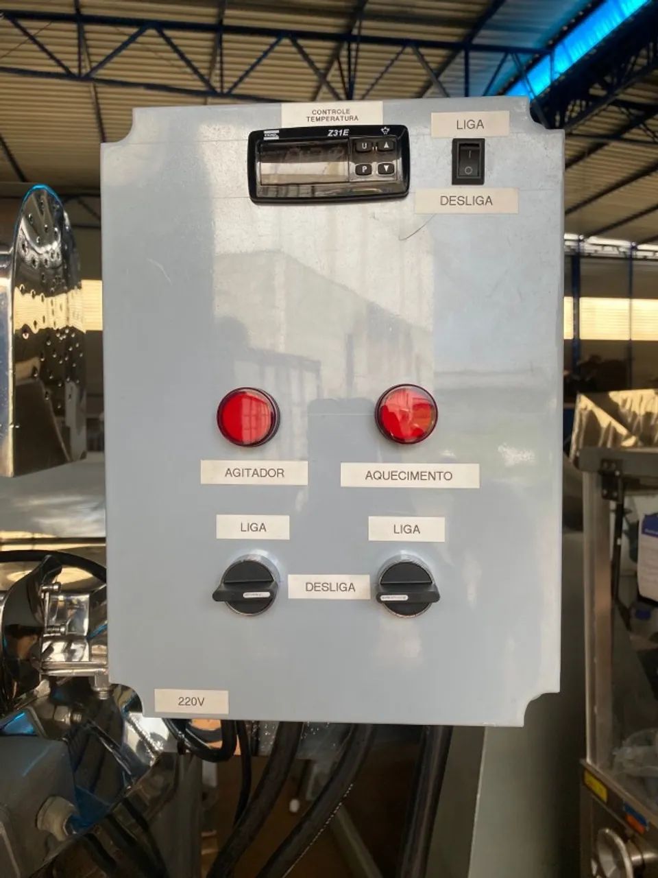 Tanque Misturador Encamisado em Aço Inox 316 L com Aquecimento Elétrico - Novo Sem Uso - Foto 6