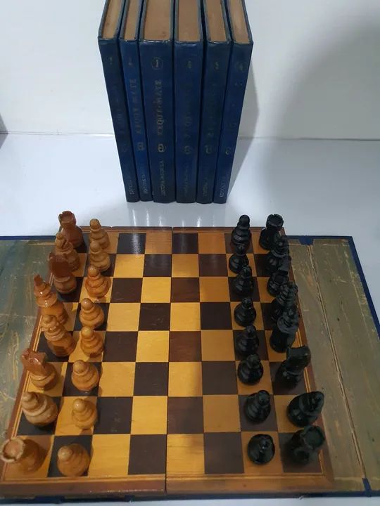 Xadrez xeque mate , o desafio em xeque 1973 livros e tabuleiro - Foto 4