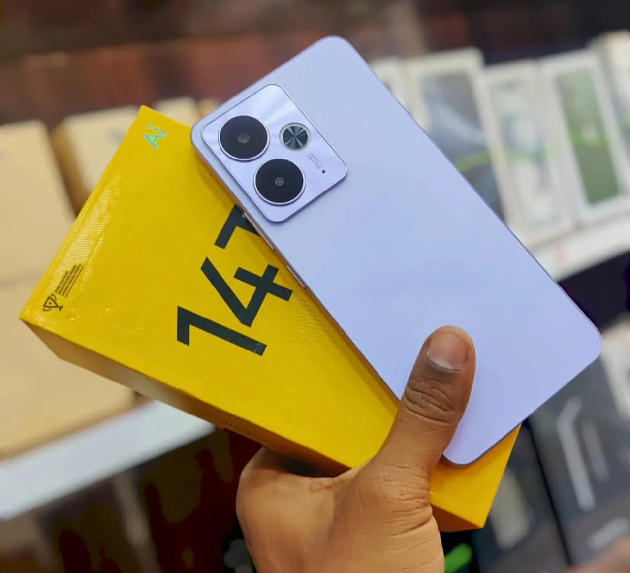 Celular Realme 14T 256+08 Lilás Lacrado Global Entregamos Grátis
