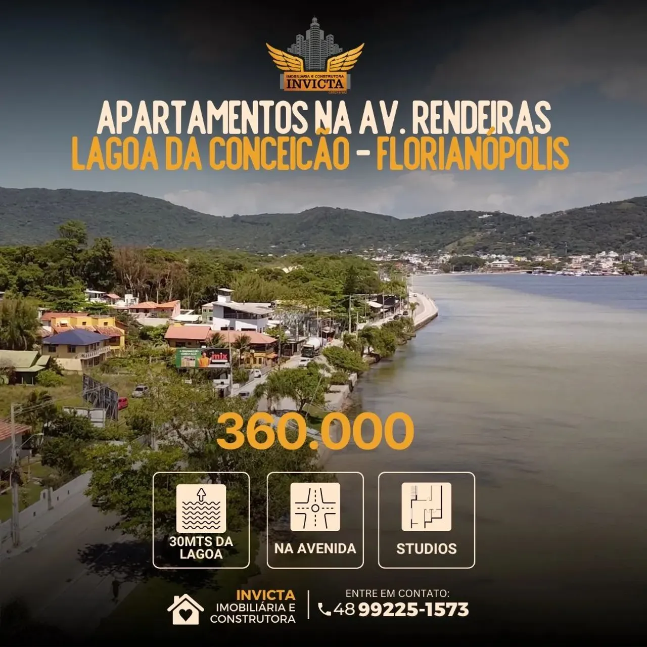 APARTAMENTOS LESTE DA ILHA - A 30MTS DA LAGOA DA CONCEICAO