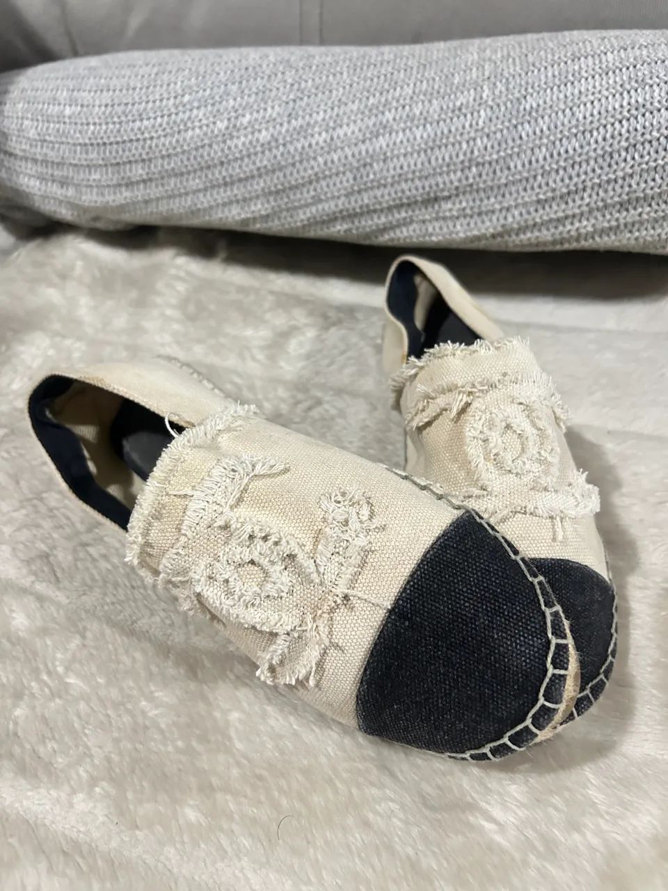 Sapato alpargata grife Chanel 38