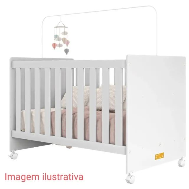 Berço Móveis Bela com colchão Gazin - Seminovo - Foto 2