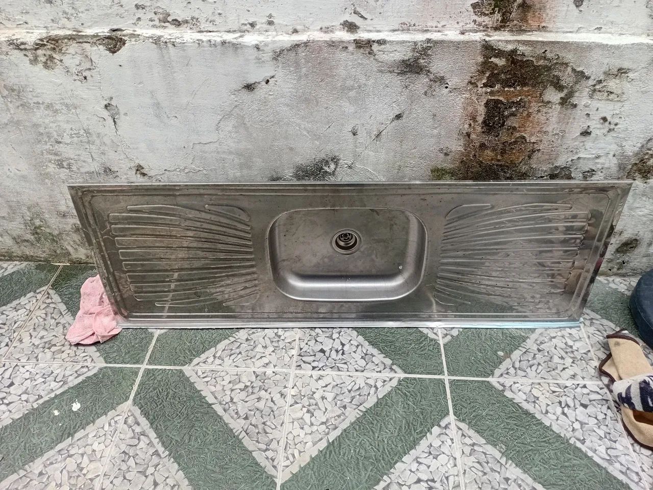 Pia de alumínio 1.50m