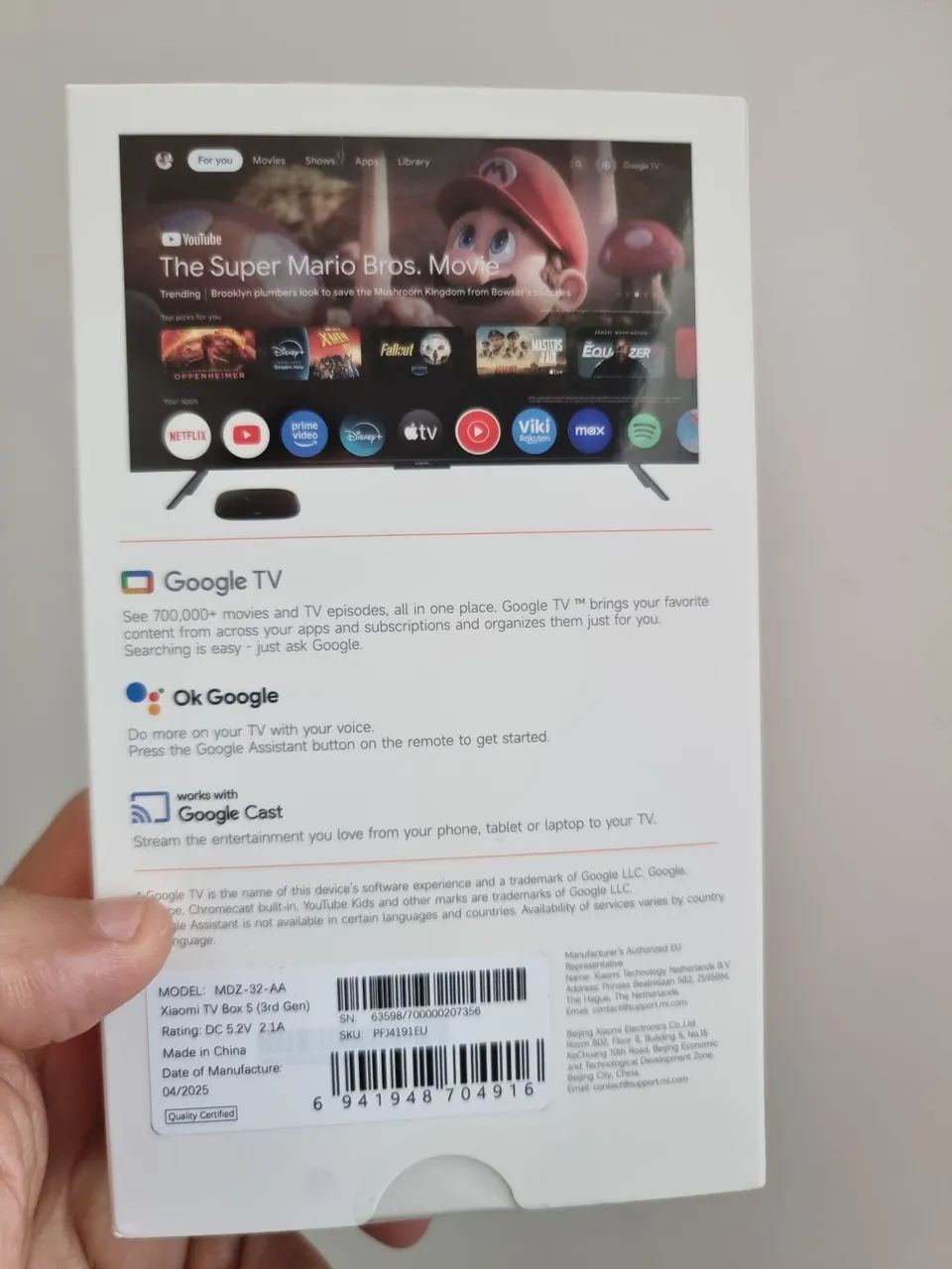 MIBox TV 3s 4K - certificado Netflix e homologado Anatel - Foto 3