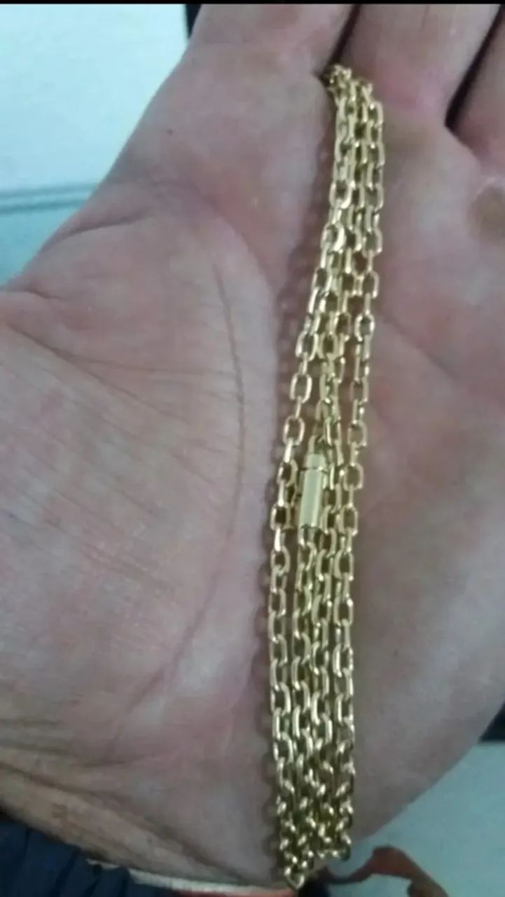 Corrente Cartier com Pingente em Ouro 18k  - Foto 3