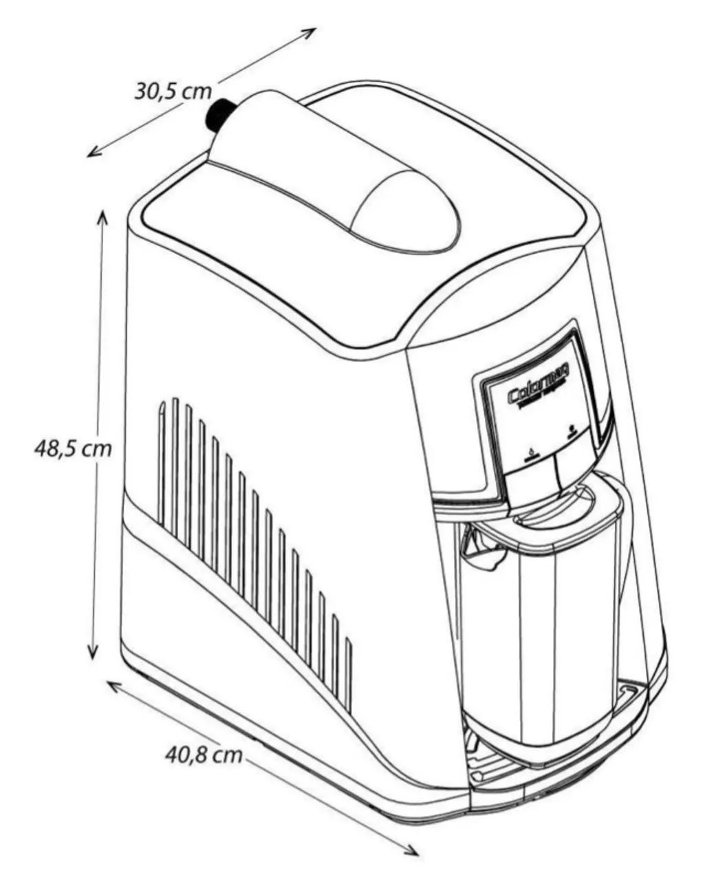 Purificador de Agua Colomarq Premium Branco - Modelo de Refrigeração por Compressor  - Foto 6