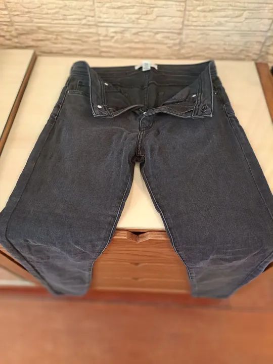 Calça Jeans Skinny Preta