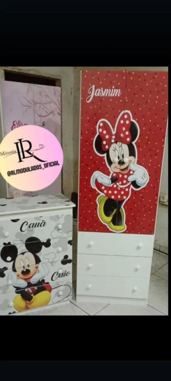 Kits Guarda roupa + Cómoda MDF