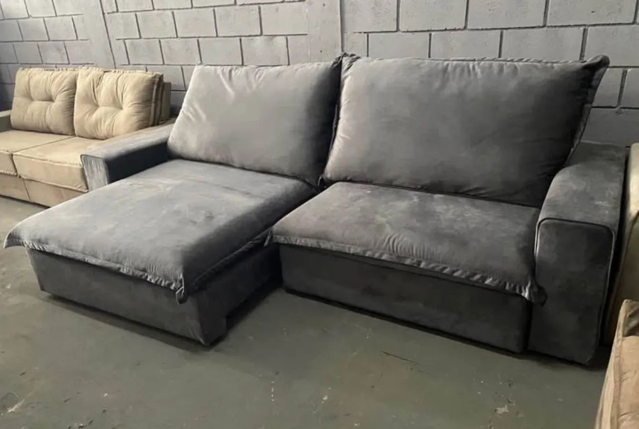 Sofá Retrátil e Reclinável 2.90m NOVO ( Direto da Fábrica ) - Foto 2