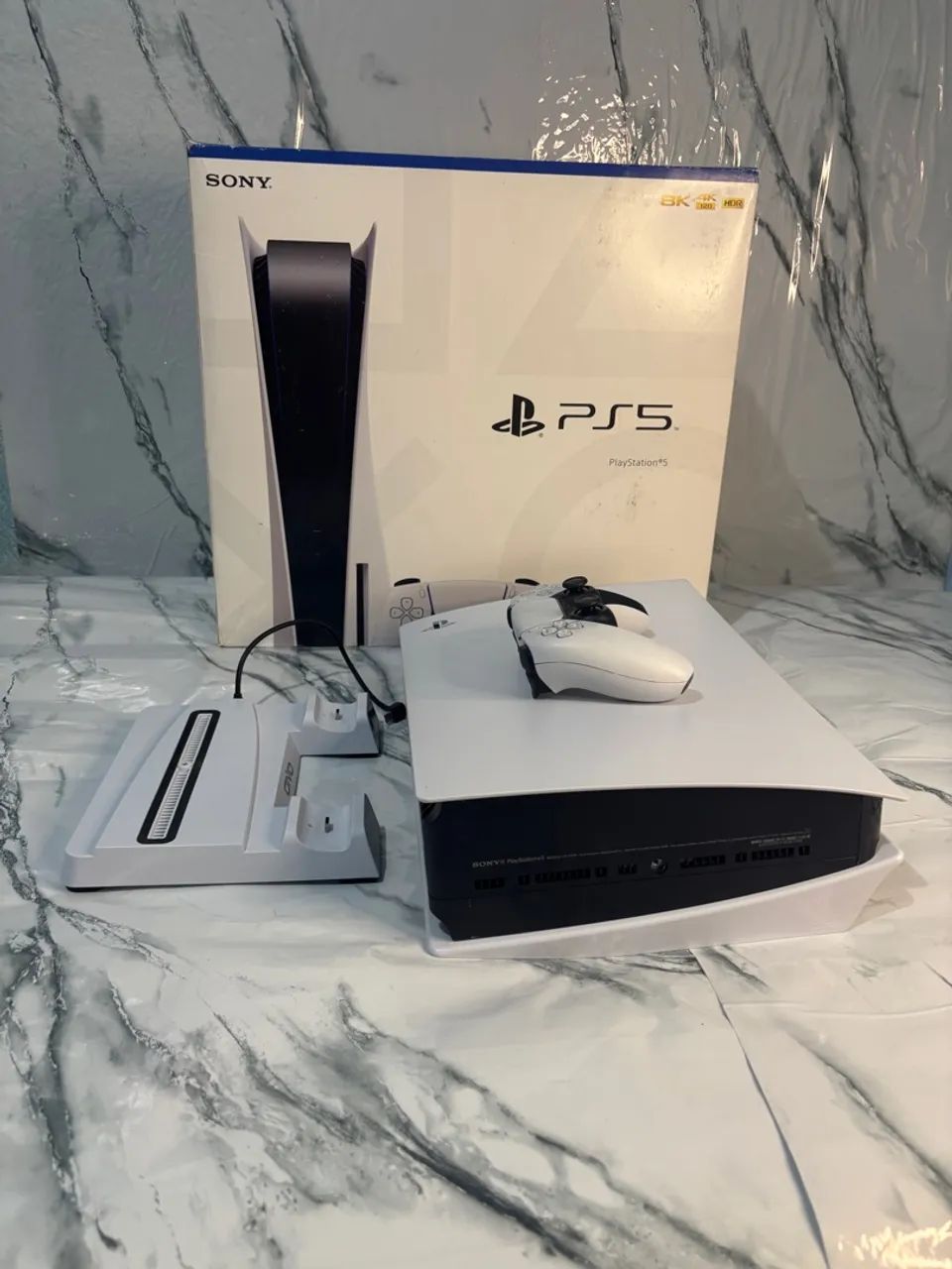 PS5 Fat Physical Media Bundle in Box with Controller Charging Base64290072689665125