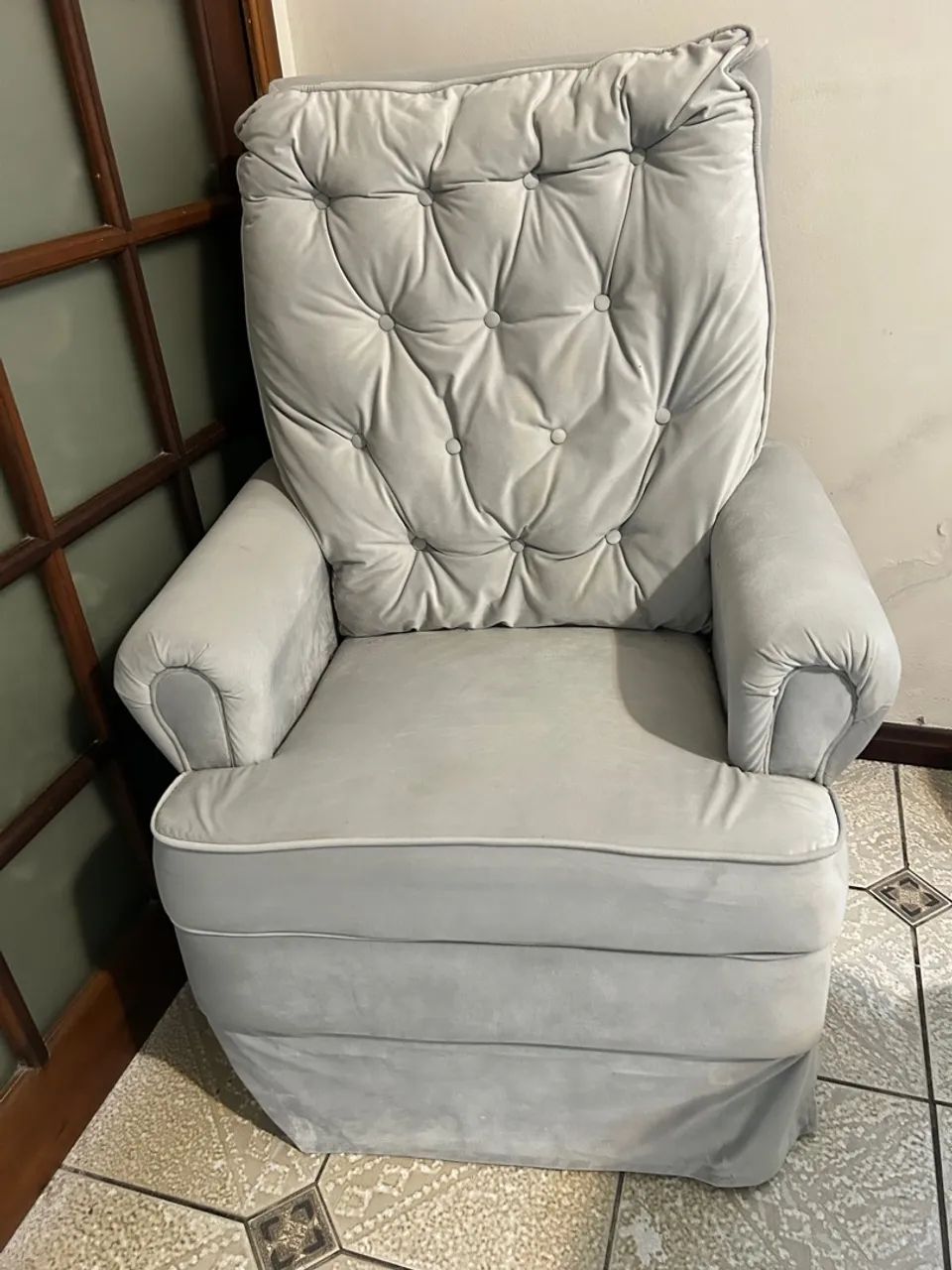 Poltrona de Amamentação Cinza