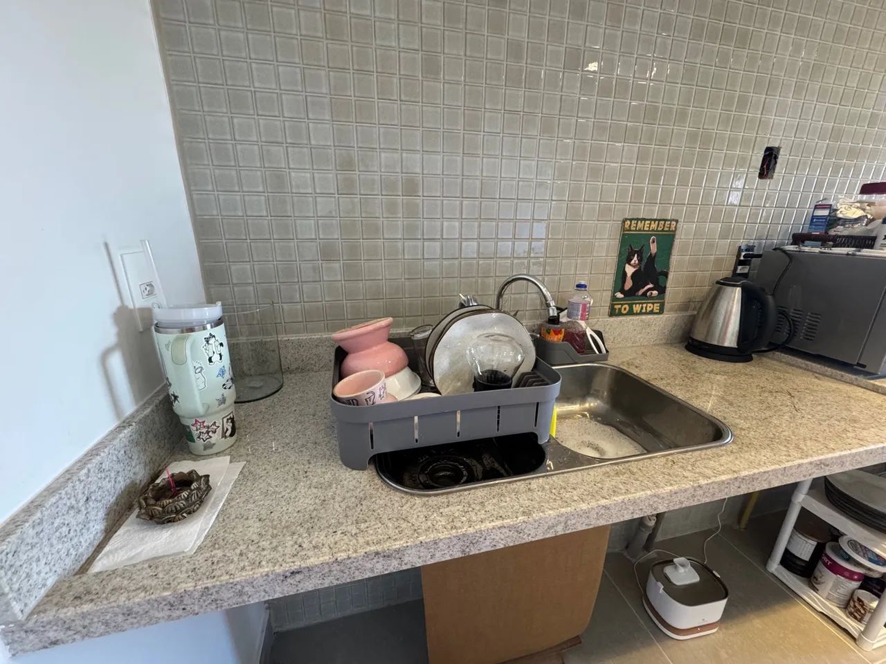 Pia de Cozinha em Aço Inox Tramontina + Pedra Branco Itaúnas + Torneira - SUPER OFERTA! - Foto 3