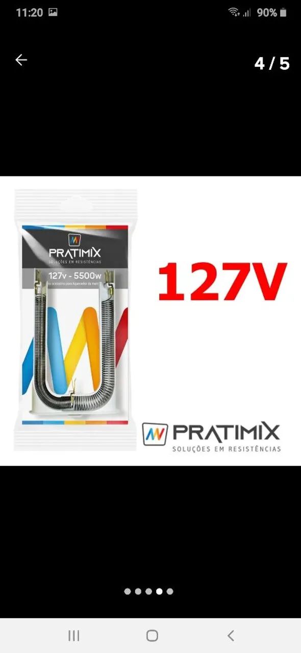 Aquecedor pia 127v lorenzetti + 4 resistências  - Foto 2