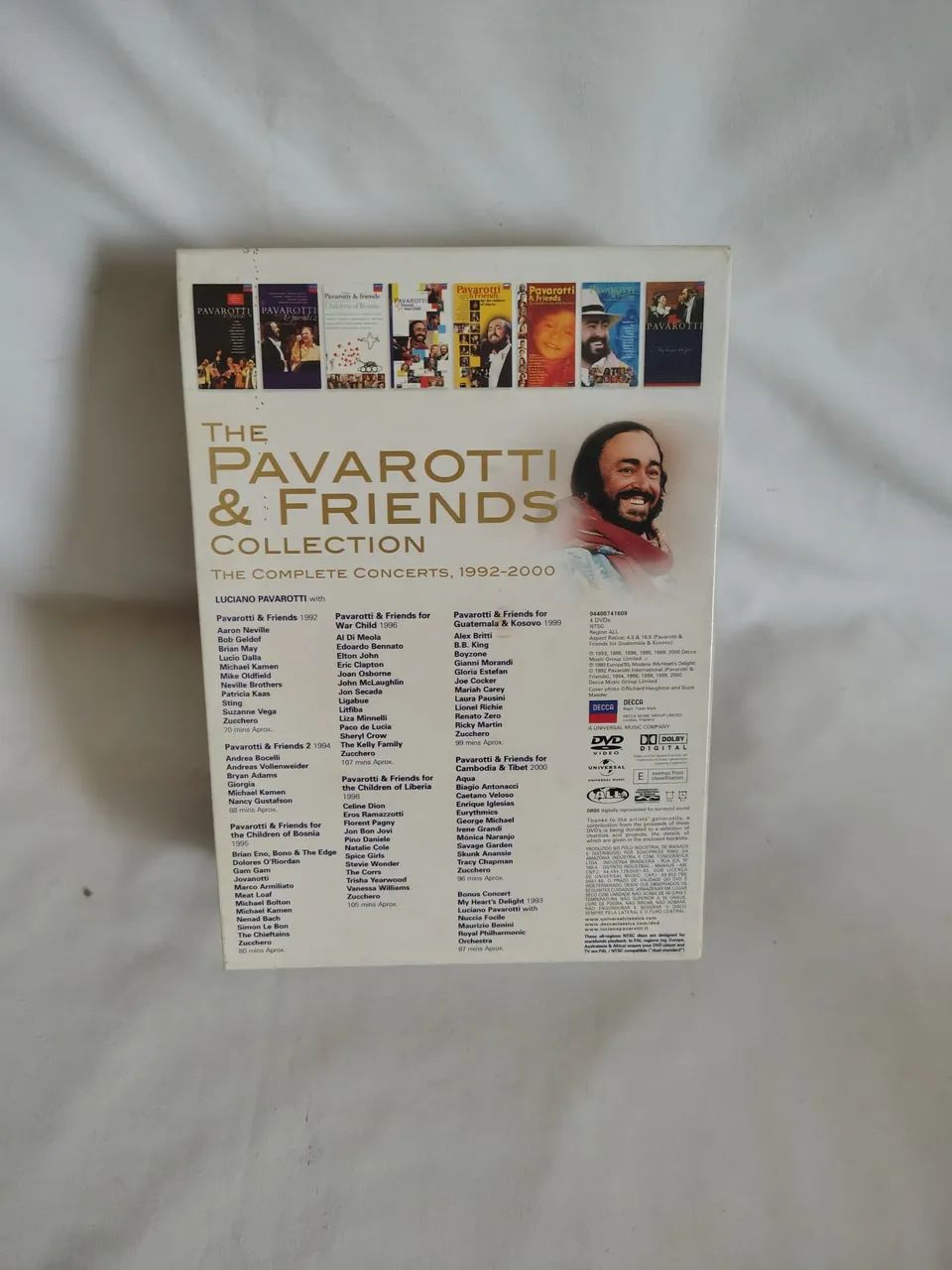 Dvds The Pavarotti & Friends Collection 1992-2000 4 Dvds - Foto 3