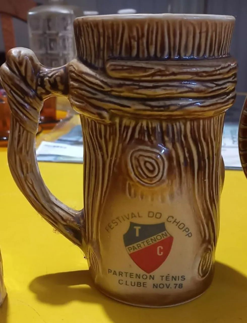 Caneca Chopp Antiga Partenon Tênis Clube Nov. 78 Festival do Chopp Raríssima