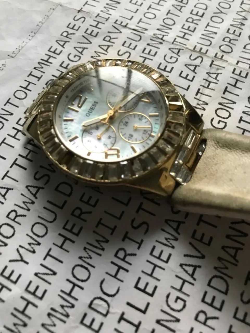 relogio guess original dourado madriperola top - Foto 3