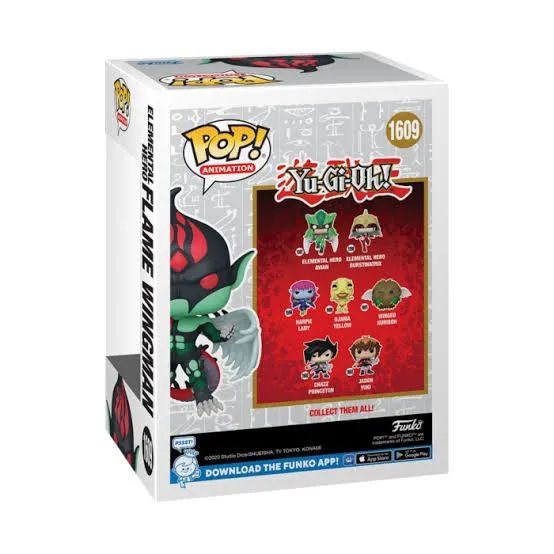 Funko Pop! Yu-Gi-Oh! Elemental HERO Flame Wingman + Protetor  - Foto 3
