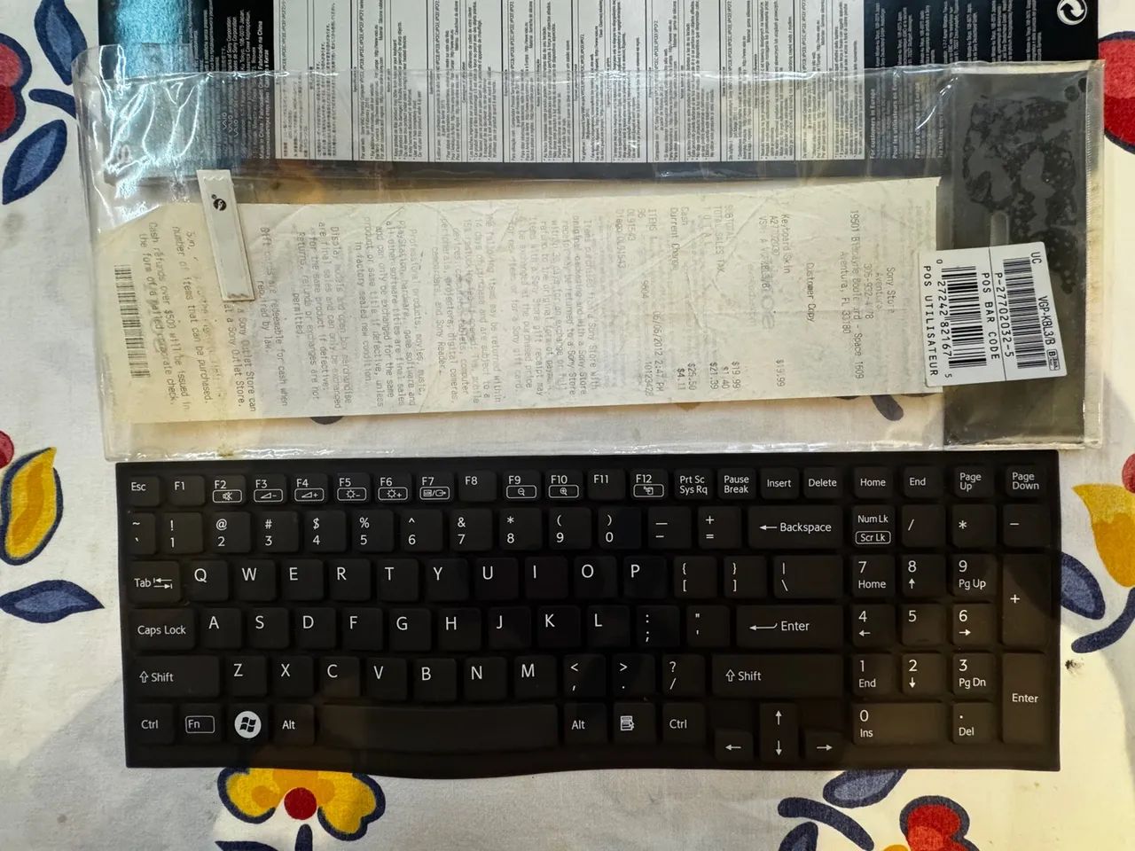 Protetor de Teclado Sony VAIO Original VGP-KBL3/B - Foto 4