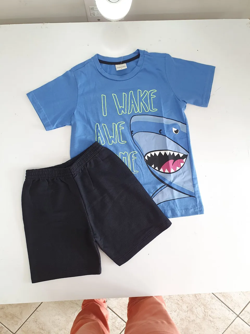 Conjunto Infantil Shark - Camiseta e Bermuda