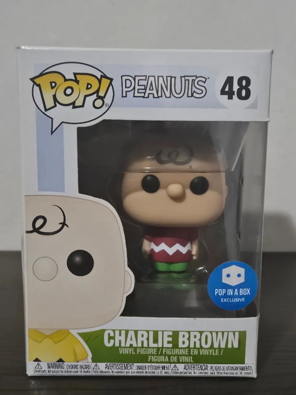 Funko Pop Charlie Brown 48 (Roupa Vermelha) Peanuts / Snoopy
