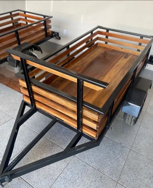 Carretinha padrão e reboque 